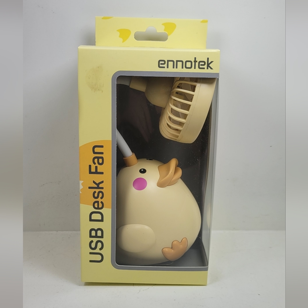 Ennotek Cream USB Desk Fan